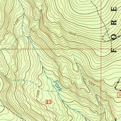 United States Geological Survey Lower Seymour Lake, MT (1997, 24000-Scale) digital map