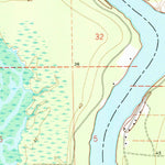 United States Geological Survey Lower Sunk Lake, LA-MS (1965, 24000-Scale) digital map