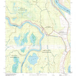 United States Geological Survey Lower Sunk Lake, LA-MS (1996, 24000-Scale) digital map