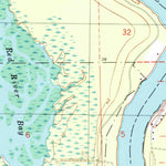United States Geological Survey Lower Sunk Lake, LA-MS (1996, 24000-Scale) digital map