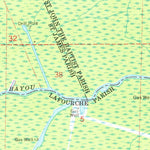 United States Geological Survey Lower Vacherie, LA (1962, 24000-Scale) digital map