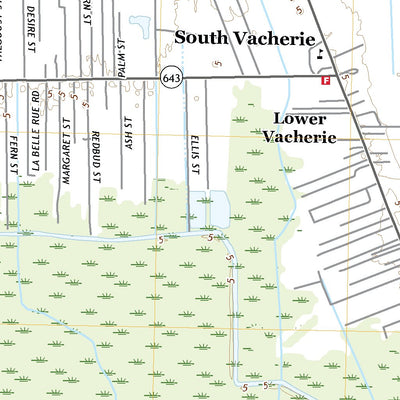 United States Geological Survey Lower Vacherie, LA (2020, 24000-Scale) digital map