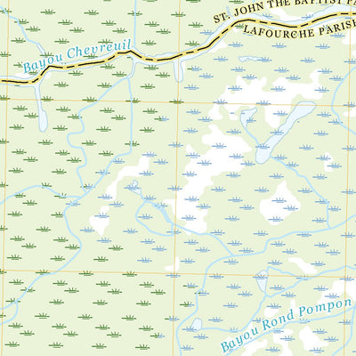 United States Geological Survey Lower Vacherie, LA (2020, 24000-Scale) digital map
