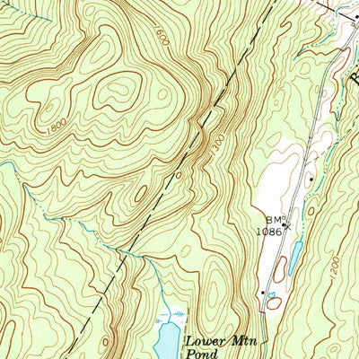 United States Geological Survey Lower Waterford, VT-NH (1967, 24000-Scale) digital map