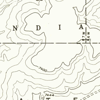United States Geological Survey Lower Wheatfields, AZ (1955, 24000-Scale) digital map