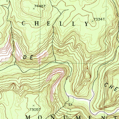 United States Geological Survey Lower Wheatfields, AZ (1983, 24000-Scale) digital map