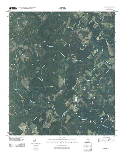 United States Geological Survey Lowery, GA (2011, 24000-Scale) digital map