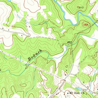 United States Geological Survey Lowesville, NC (1970, 24000-Scale) digital map