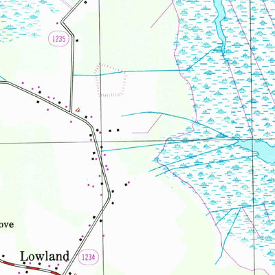 United States Geological Survey Lowland, NC (2000, 24000-Scale) digital map