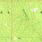 United States Geological Survey Lowman, ID (1972, 24000-Scale) digital map