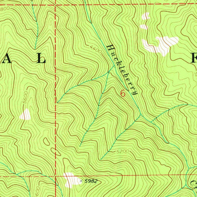 United States Geological Survey Lowman, ID (1972, 24000-Scale) digital map