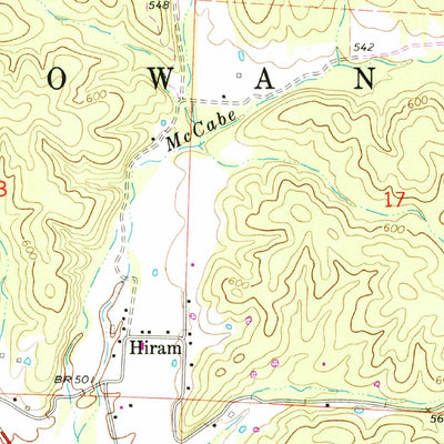 United States Geological Survey Lowndes, MO (1965, 24000-Scale) digital map