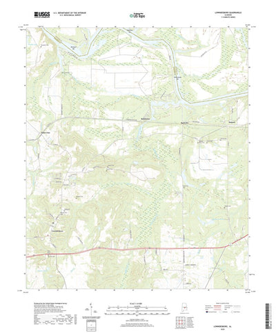 United States Geological Survey Lowndesboro, AL (2020, 24000-Scale) digital map