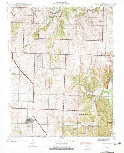 United States Geological Survey Lowry City, MO (1941, 24000-Scale) digital map
