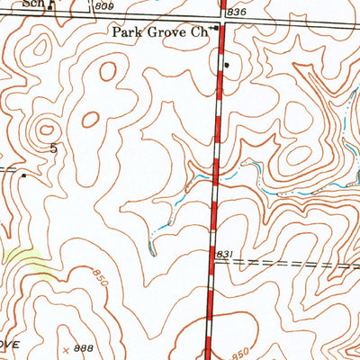 United States Geological Survey Lowry City, MO (1941, 24000-Scale) digital map