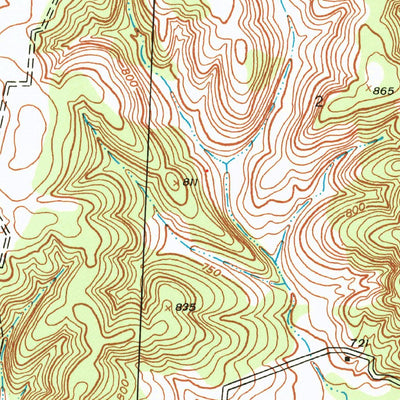 United States Geological Survey Lowry City, MO (1941, 24000-Scale) digital map