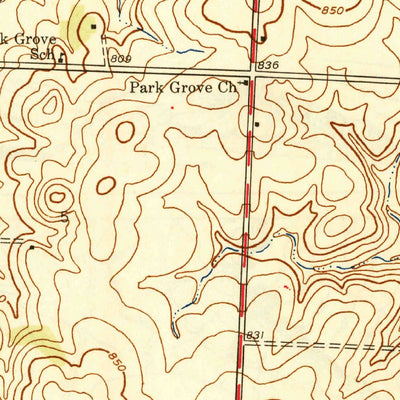 United States Geological Survey Lowry City, MO (1945, 24000-Scale) digital map