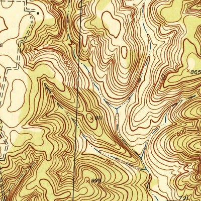 United States Geological Survey Lowry City, MO (1945, 24000-Scale) digital map