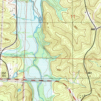 United States Geological Survey Lowry City, MO (1991, 24000-Scale) digital map