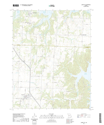 United States Geological Survey Lowry City, MO (2021, 24000-Scale) digital map