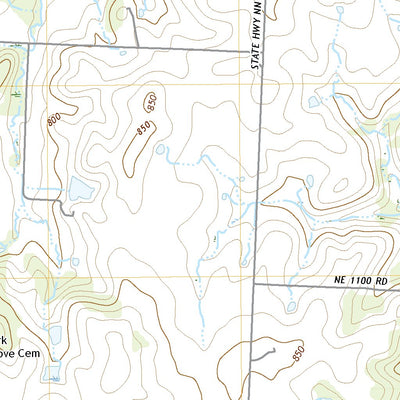 United States Geological Survey Lowry City, MO (2021, 24000-Scale) digital map