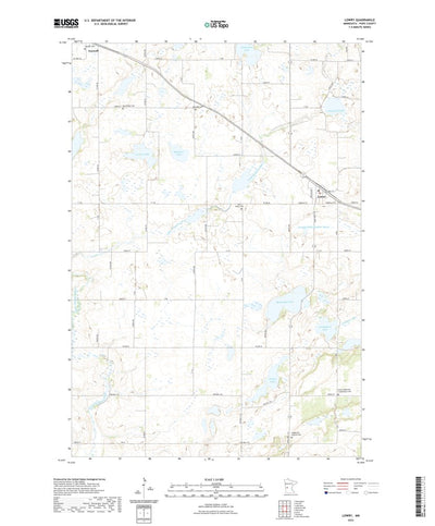 United States Geological Survey Lowry, MN (2022, 24000-Scale) digital map