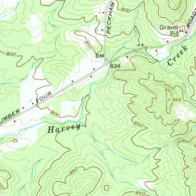 United States Geological Survey Lowville, NY (1966, 24000-Scale) digital map