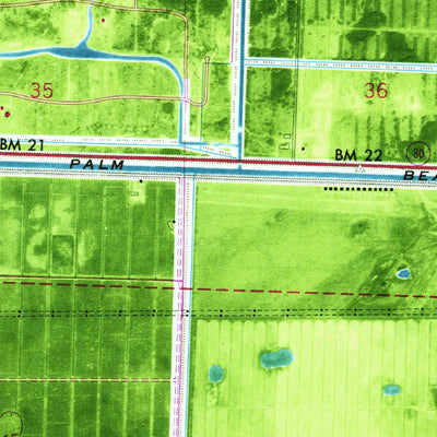 United States Geological Survey Loxahatchee, FL (1979, 24000-Scale) digital map