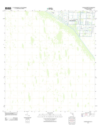 United States Geological Survey Loxahatchee SE, FL (2012, 24000-Scale) digital map