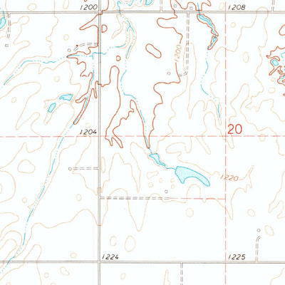 United States Geological Survey Loyal NW, OK (1972, 24000-Scale) digital map