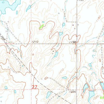United States Geological Survey Loyal NW, OK (1972, 24000-Scale) digital map