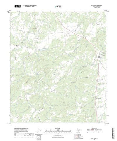 United States Geological Survey Loyal Valley, TX (2023, 24000-Scale) digital map
