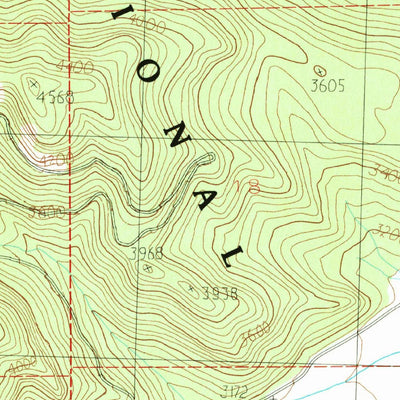 United States Geological Survey Lozeau, MT (1985, 24000-Scale) digital map