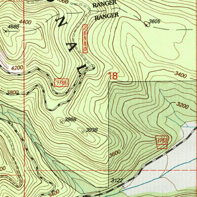 United States Geological Survey Lozeau, MT (1999, 24000-Scale) digital map