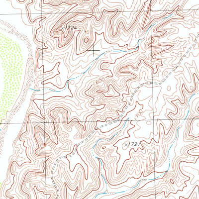 United States Geological Survey Lozier Canyon North, TX (1979, 24000-Scale) digital map