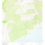 United States Geological Survey Lualailua Hills, HI (1957, 24000-Scale) digital map