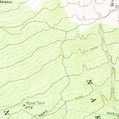 United States Geological Survey Lualailua Hills, HI (1957, 24000-Scale) digital map