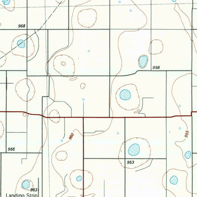 United States Geological Survey Lubbock, TX (1986, 100000-Scale) digital map