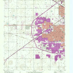 United States Geological Survey Lubbock West, TX (1957, 24000-Scale) digital map