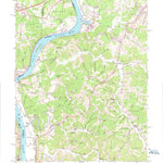 United States Geological Survey Lubeck, WV-OH (1961, 24000-Scale) digital map