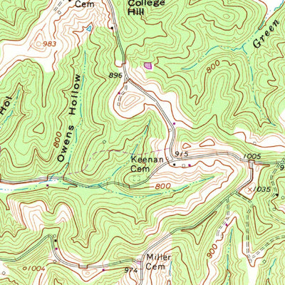 United States Geological Survey Lubeck, WV-OH (1961, 24000-Scale) digital map