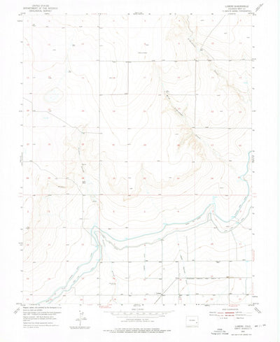 United States Geological Survey Lubers, CO (1955, 24000-Scale) digital map