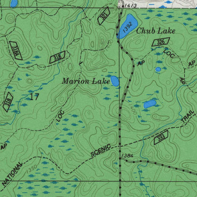 United States Geological Survey Lublin NW, WI (1969, 24000-Scale) digital map