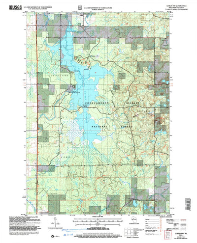 United States Geological Survey Lublin NW, WI (2005, 24000-Scale) digital map
