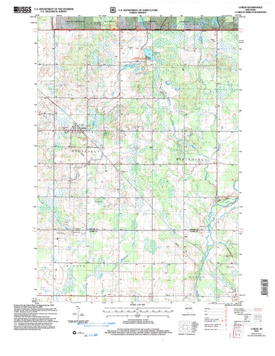 United States Geological Survey Lublin, WI (2005, 24000-Scale) digital map