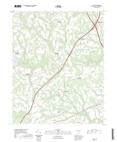 United States Geological Survey Lucama, NC (2022, 24000-Scale) digital map