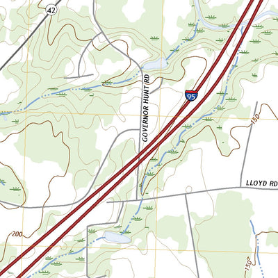 United States Geological Survey Lucama, NC (2022, 24000-Scale) digital map