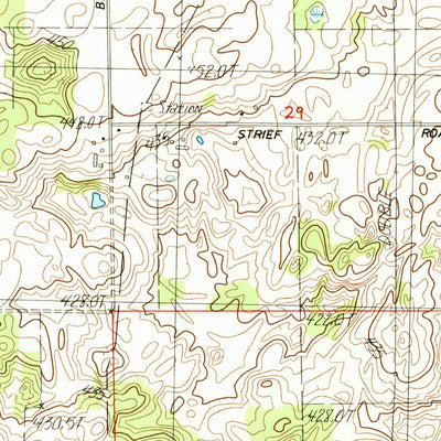 United States Geological Survey Lucas, MI (1983, 25000-Scale) digital map