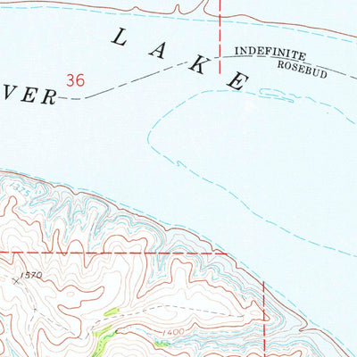 United States Geological Survey Lucas NW, SD (1971, 24000-Scale) digital map