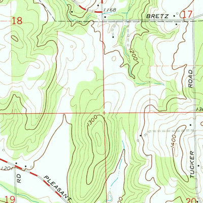 United States Geological Survey Lucas, OH (1961, 24000-Scale) digital map